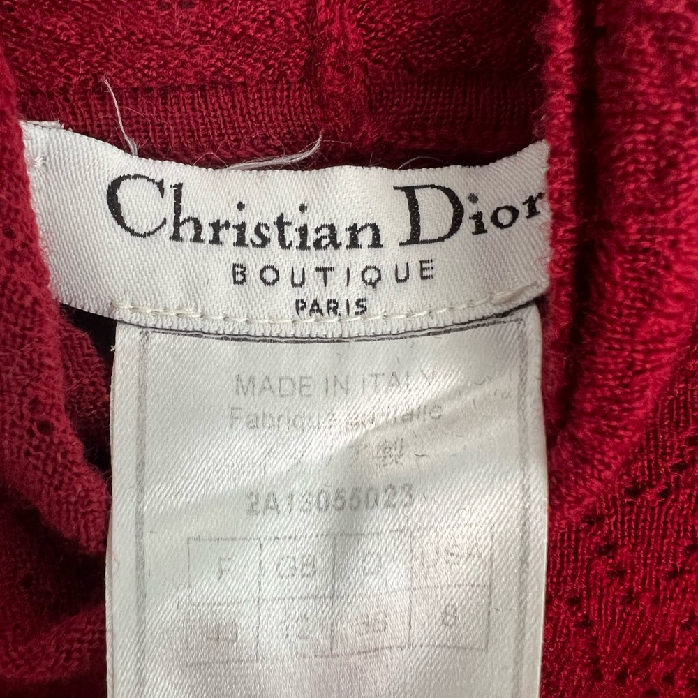 Christian Dior Pointelle Sweater John Galliano - image 3